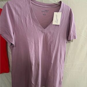 Women's V-Neck Tee - Mauve by Universal Thread